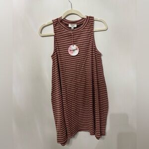 NWT Hayden Los Angeles Striped Sleeveless Shift Dress